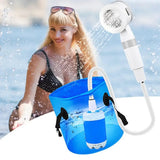 AquaNomad SmartCamp – Przenośna Pompa Prysznicowa do Kempingu z Ładowalną Pumpą & Inteligentnym Cyfrowym Regulatorem