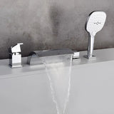 AquaLuxe 4-Częściowy Zestaw Wodospadowych Baterii Łazienkowych