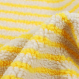 LambSoft Stripe Dzianina Polarowa z Wełny Jagnięcej