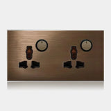 CaffèRetro Retro Przełącznik Ścienny EU z Gniazdem