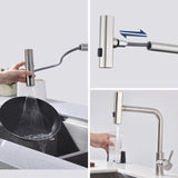 SteelFlex Gun Gray Wysuwana Kran Kuchenny