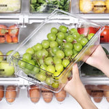FridgeMaster – Przezroczyste Pojemnik Kuchenny na Owoce, Warzywa i Jajka