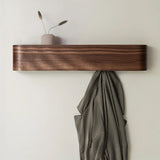NordicHide Rack Wieszak Ścienny z Półką i Ukrytymi Hakami