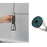 WaterSaver Aerator ze Stopem – 360° Obracana Końcówka do Baterii Kuchennej z Przełącznikiem Strumienia