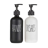 SoapElegance 500ml Czarny Dozownik do Mydła Set