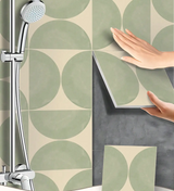 NordicTyle – 12-częściowy Skandynawski Zestaw Naklejek Podłogowych