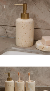 Travella Zestaw Łazienkowy z Trawertynu