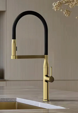 GoldFlow Pro Wyciągana Bateria Kuchenna z Mosiądzu