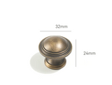 VintageBrass Europejskie Uchwyty Mosiężne