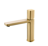 UrbanEdge – gunmetal, mosiężna, jednouchwytowa, kwadratowy design, ciepła i zimna woda