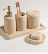 Travella Zestaw Łazienkowy z Trawertynu