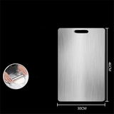 SteelSlice – Dwustronna Deska do Krojenia z Tytanem ze Stali Nierdzewnej 316