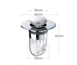 CleanSeal Uniwersalny Zatyczka do Zlewu Pop-Up