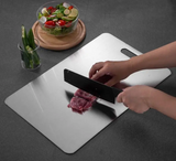 SteelSlice – Dwustronna Deska do Krojenia z Tytanem ze Stali Nierdzewnej 316