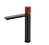 UrbanEdge – gunmetal, mosiężna, jednouchwytowa, kwadratowy design, ciepła i zimna woda