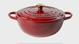 ChefMax 5QT Żeliwny Garnek Emaliowany Dutch Oven