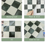 MosaicoLux – 3D Mozaik Samoprzylepne Płytki Ścienne (10/30 sztuk)