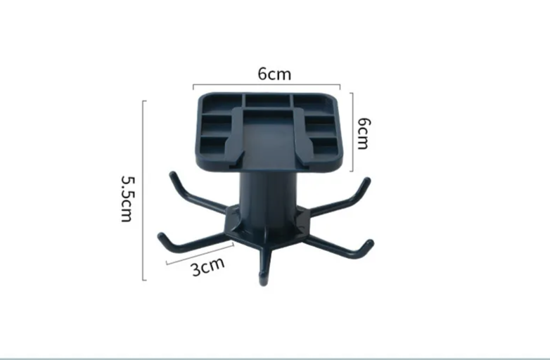 SpinHook360 – Obrotowy Samoprzylepny Hak Organizer do Kuchni i Łazienki