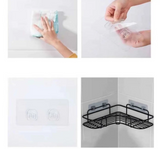 WallPro – Narożna Półka Łazienkowa i Kuchenna do Montażu na Ścianie