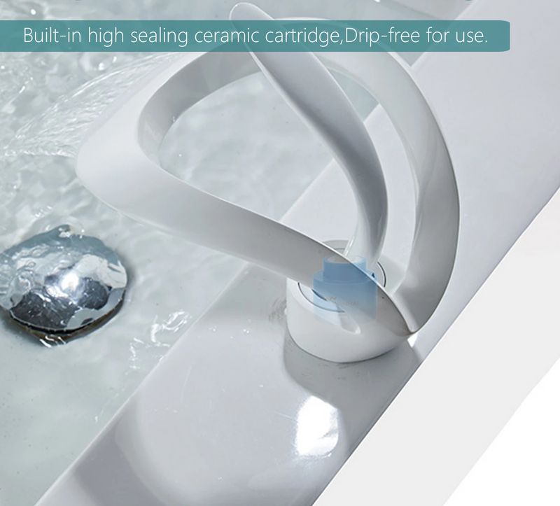 AquaLuce Wodospadowa Bateria Umywalkowa