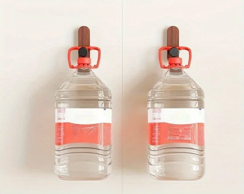 NordicWood – Samoprzylepne Drewniane Wieszaki z Orzecha Włoskiego