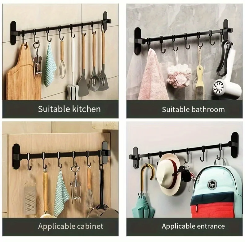 CookEase Organizer Ścienny do Kuchni – Wielofunkcyjny Organizer na Pokrywki, Łopatki & Akcesoria Kuchenne