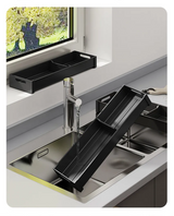 SlideDry Wysuwany Ociekacz – Regulowany Organizer do Szuflad na Sztućce, Talerze i Przechowywanie w Kuchni