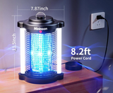 Minimoon Owadobójcza Lampa Elektryczna 2 w 1 – Pułapka na Owady z Podwójnym Oświetleniem | Moc 14 W | Do Domu i Pomieszczeń Użytkowych