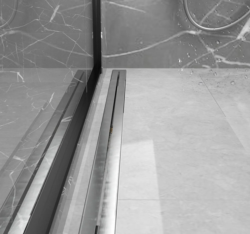 LuxDrain Premium Rynna Prysznicowa - Nierdzewna Wbudowana Odpływ Podłogowy do Łazienki