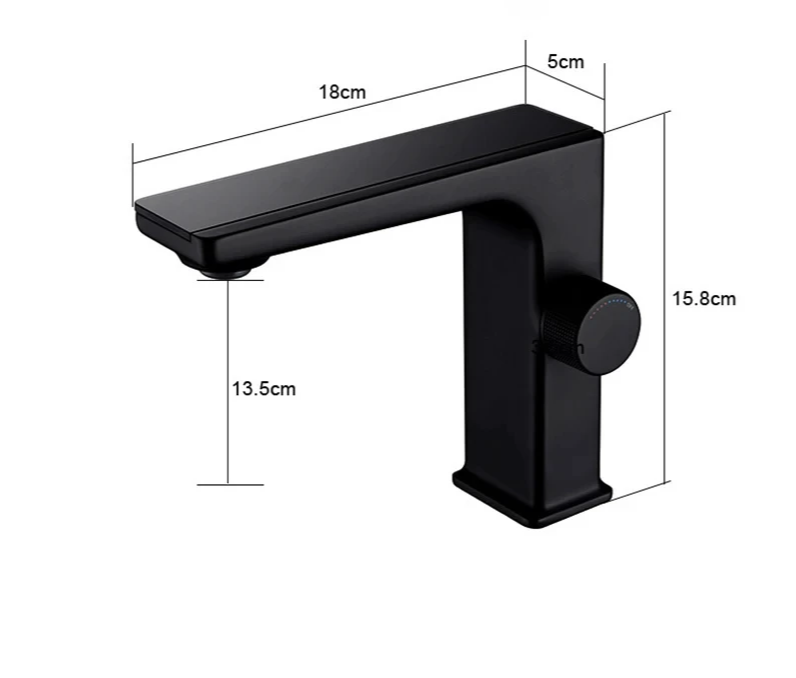 LuxuFlow Cyfrowa LED Bateria Umywalkowa