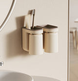 DuoClean 2-in-1 Uchwyt na Szczoteczkę do Zębów i Kubek – Inteligentny Organizer Bez Wiercenia