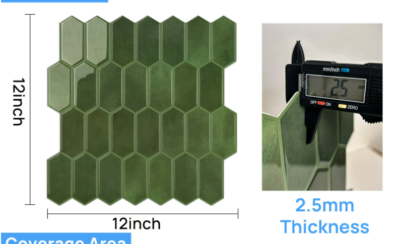 Samoprzylepne Płytki Ścienne 3D – PVC | Matowe | Odporne na Wodę i Pleśń | 30 x 30 cm