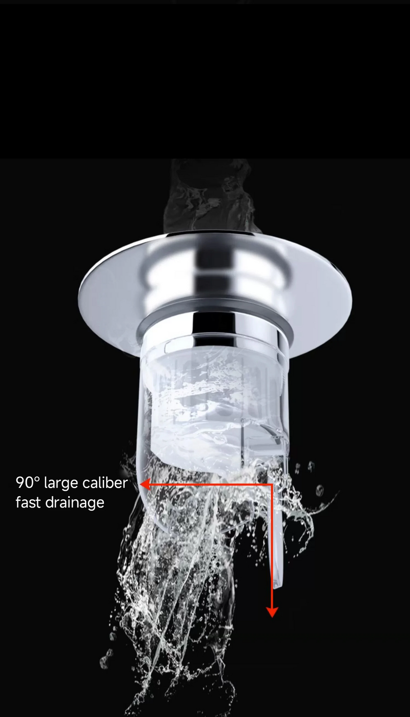 CleanSeal Uniwersalny Zatyczka do Zlewu Pop-Up