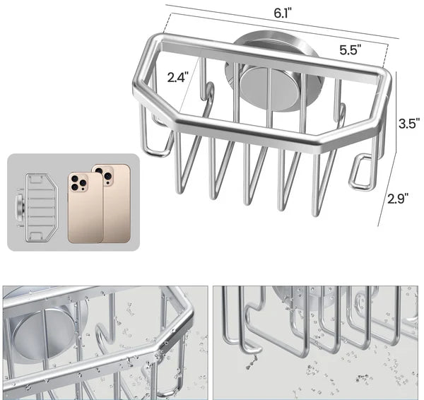 TAILI – Luksusowy uchwyt aluminiowy z mocną przyssawką