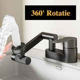 AquaTwist Duo-Flex – Zlewozmywakowa Bateria Wahaczowa 360° z Dwoma Uchwytami