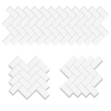 StickaTile 3D Wygląd Płytek Naklejki na Ścianę – Samoprzylepne Odporne na Ciepło Naklejki Płytkowe (10 sztuk)