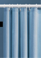 AquaWafel Luxe Zasłona Prysznicowa – Ekstra Gruby Wzór Wafelkowy