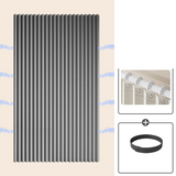 AquaFold Luxe – Składana Zasłona Prysznicowa z Designem Akordeonowym