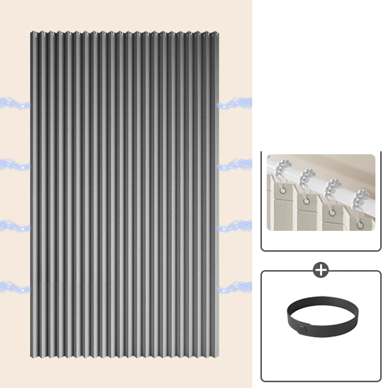 AquaFold Luxe – Składana Zasłona Prysznicowa z Designem Akordeonowym