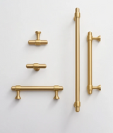 NurlinLux Massief Messing Franse T-Bar Handgrepen