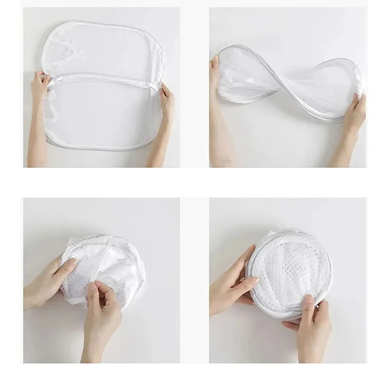 FlexMesh Składany Kosz na Bieliznę – Lekki, Kompaktowy i Oddychający Design