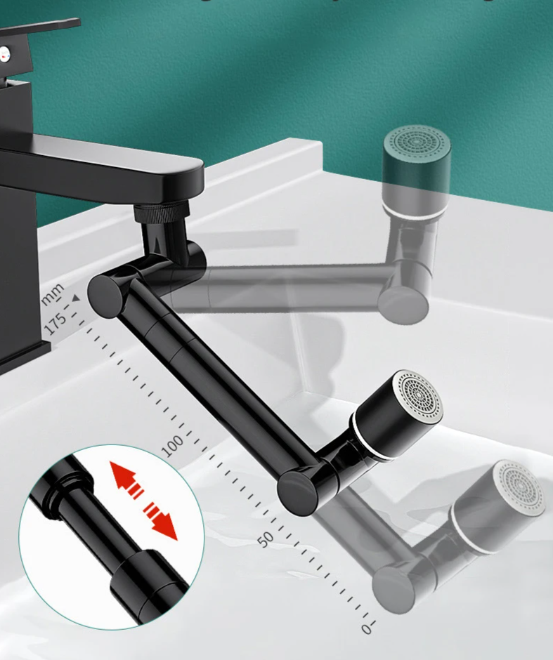 FlexiFlow 360° Obrotowa i Wysuwana Głowica Prysznicowa