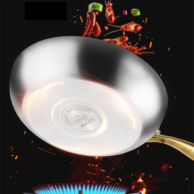 ChefSteel – Profesjonalna Stalowa Patelnia Nierdzewna do Gazu i Indukcji