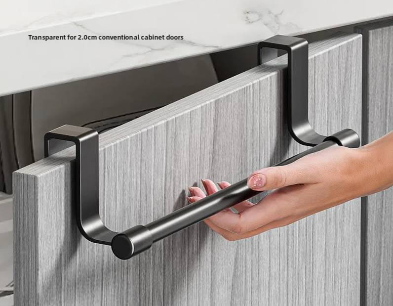 CabinHang – Stojak na ścierkę kuchenną ze stali nierdzewnej bez wiercenia