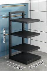 FlexiRack Pro – Regulowany Organizer do Garnków ze Stali Nierdzewnej