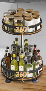 SpiceTurn Pro – 360° Obrotowy organizer na przyprawy do kuchni
