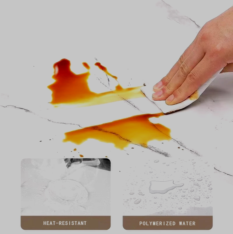 MarbleDream – Luksusowe Samoprzylepne Oboje Marmurowe z Warstwą Pianki