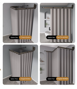 AquaExpand Rozsuwany Kijek Prysznicowy z Przyssawką