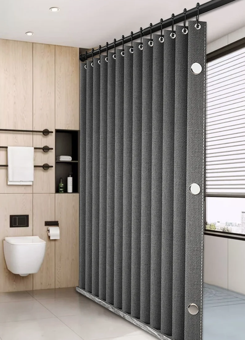 MagnaFold Składana Zasłona Prysznicowa z Magnesami