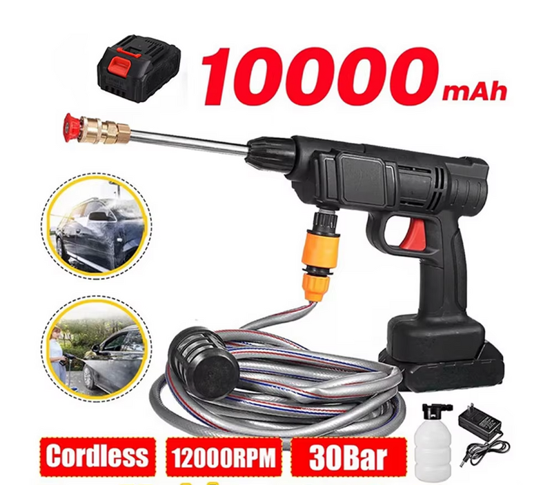 PowerJet Pro – 30Bar Bezprzewodowy Myjka Ciśnieniowa z Kompatybilnością z Akumulatorem Makita 18V